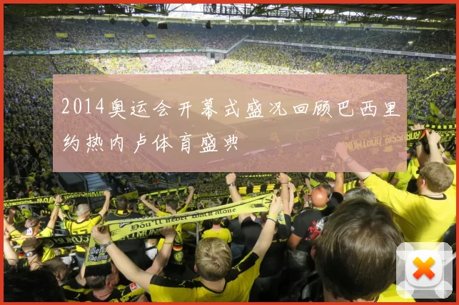 2014奥运会开幕式盛况回顾巴西里约热内卢体育盛典